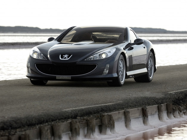 Обои картинки фото peugeot 907 concept 2004, автомобили, peugeot, 2004, concept, 907