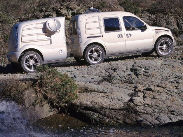 Обои картинки фото renault pangea concept 1997, автомобили, renault, pangea, concept, 1997