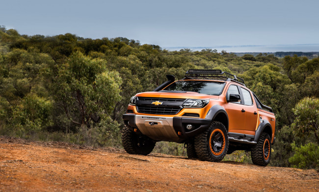 Обои картинки фото chevrolet colorado xtreme concept 2016, автомобили, chevrolet, 2016, concept, xtreme, colorado