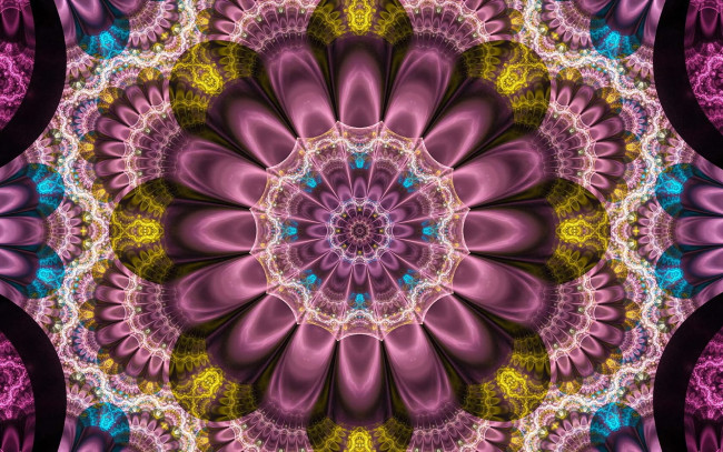 Обои картинки фото 3д графика, фракталы , fractal, цвета, узор, фон