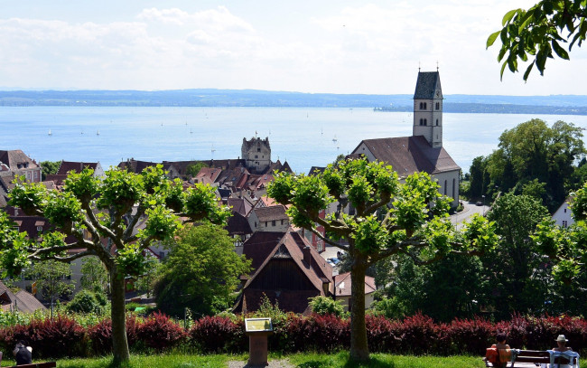 Обои картинки фото meersburg,  lake constance, города, - панорамы, lake, constance