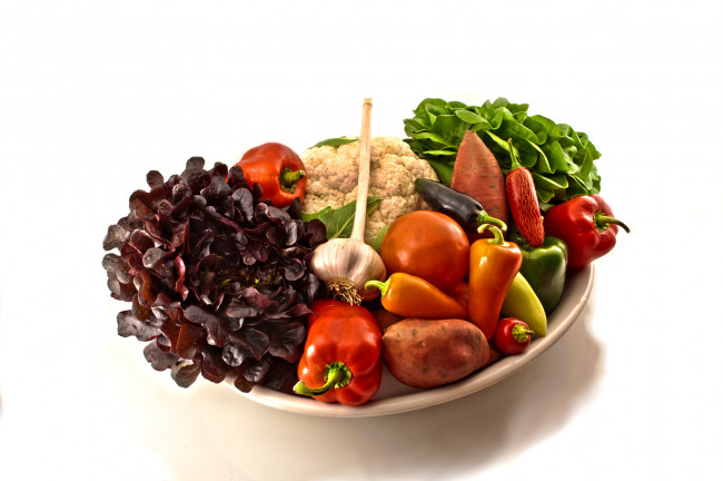 Обои картинки фото еда, овощи, ассорти