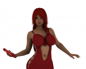 Картинка 3д+графика люди+ people взгляд девушка фон