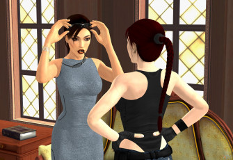 Картинка 3д+графика люди+ people взгляд девушки фон