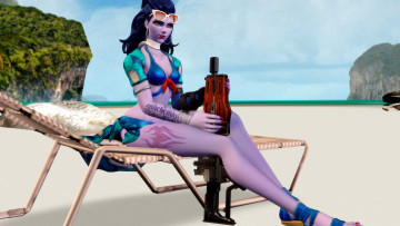 Картинка 3д+графика фантазия+ fantasy фон девушка взгляд