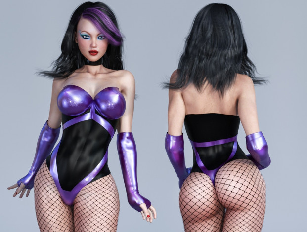 Обои картинки фото 3д графика, люди , people, взгляд, девушка, фон