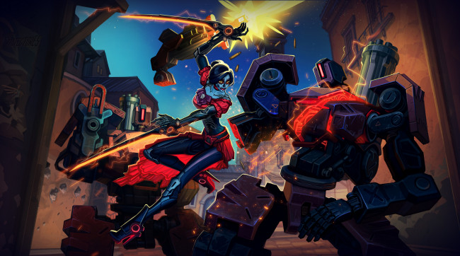 Обои картинки фото видео игры, overwatch, action, шутер