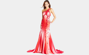 Картинка девушки -unsort+ брюнетки темноволосые улыбка платье шатенка