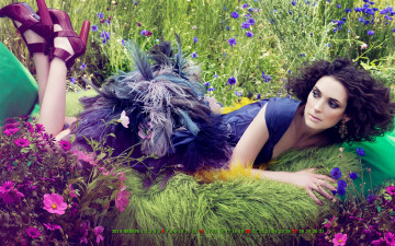 Картинка календари девушки цветы женщина