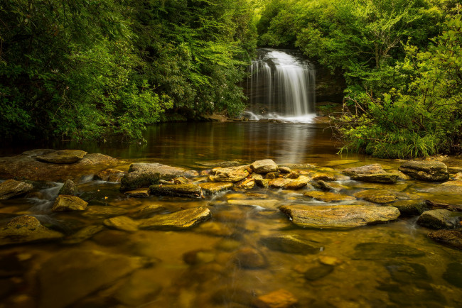 Обои картинки фото природа, водопады, простор