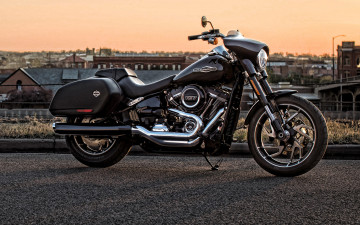 Картинка 2020+harley-davidson+sport+glide мотоциклы harley-davidson glide harley davidson sport экстерьер американские софтбол мотоцикл черный 2020
