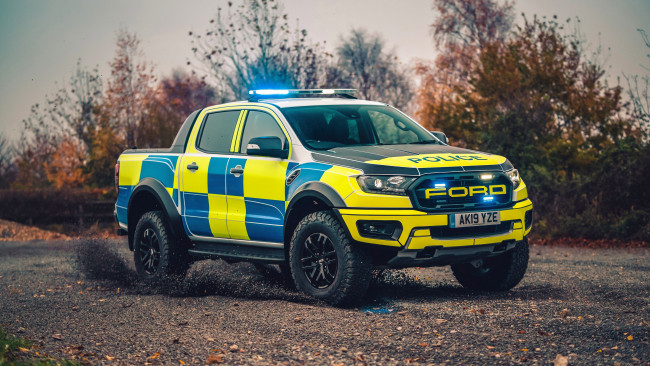 Обои картинки фото ford ranger raptor police 2019, автомобили, ford, форд, полиция, 2019, police, raptor, ranger, внедорожник