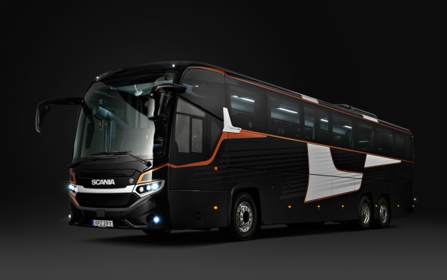 Обои картинки фото 2019 scania interlink, автомобили, автобусы, scania, interlink, hd, 4k, студия, 2019, года, пассажирский, транспорт