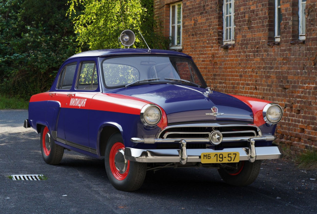 Обои картинки фото газ- 21 волга, автомобили, полиция, ретро, классика, автомобиль, волга, газ-, 21, милиция