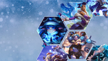 Картинка видео+игры league+of+legends персонажи коллаж