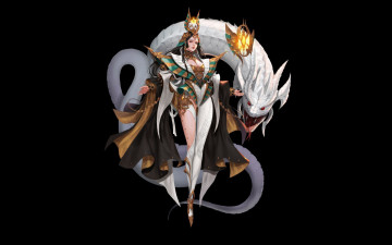 Картинка фэнтези красавицы+и+чудовища девушка дракон