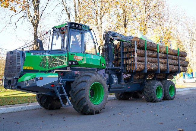 Обои картинки фото техника, лесоповалочная техника, amkodor