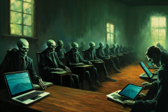 Картинка фэнтези нежить нейросети графика нейроарт ai art нейронные сети рисунки нейро искусство