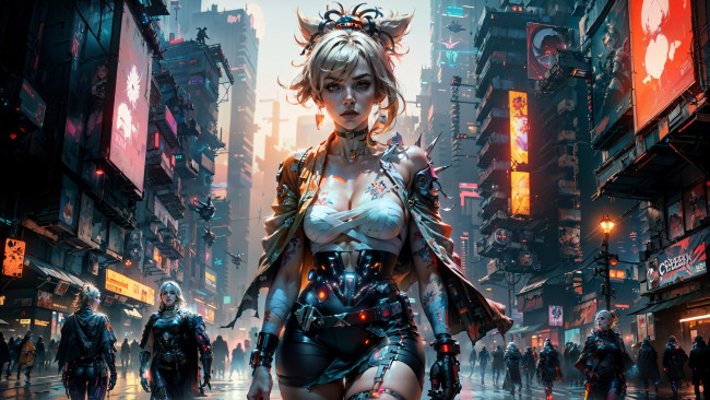 Обои картинки фото фэнтези, девушки, искуственный, интеллект