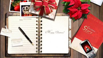 обоя разное, канцелярия,  книги, блокнот, ручка, открытки, подарок, телефон