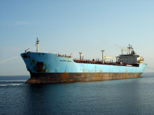 обоя maersk, rouen, корабли, баржи