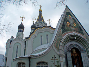 Картинка москва сокольники зима церковь вознесения города россия