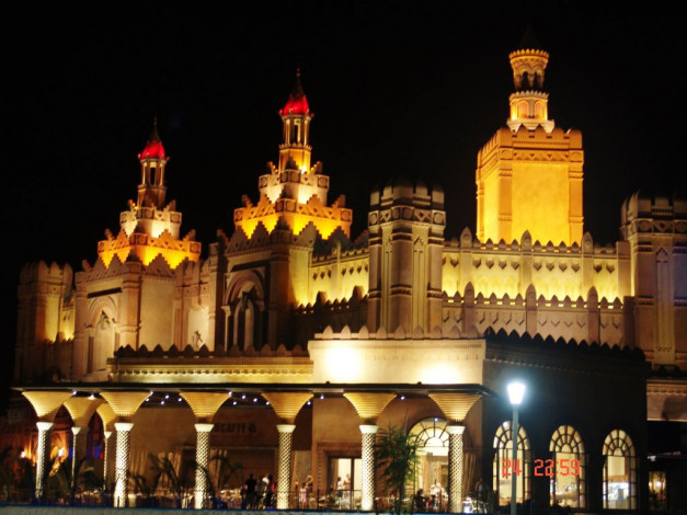 Обои картинки фото eilat, israel, города, огни, ночного