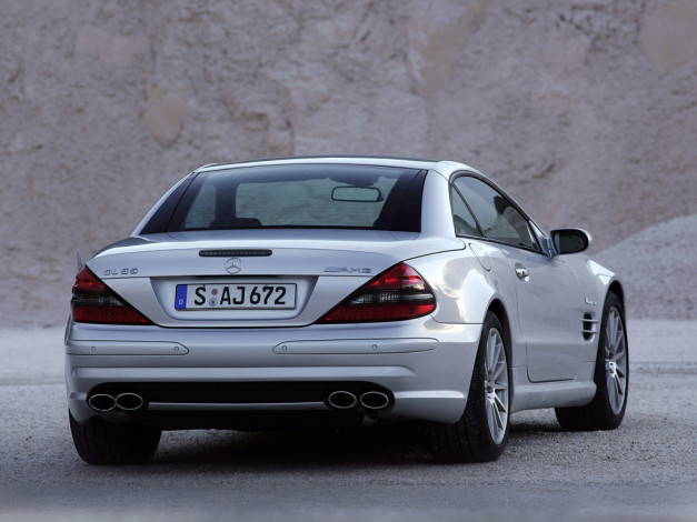 Обои картинки фото mercedes, sl55, автомобили, benz