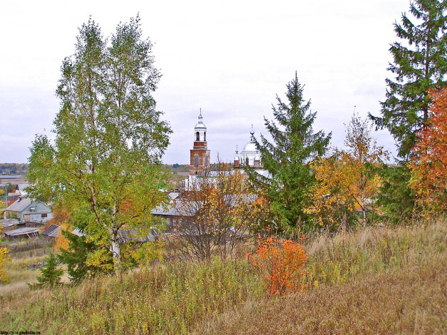 Обои картинки фото ножкино, костромская, область, города, православные, церкви, монастыри