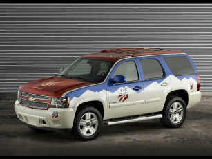 Картинка chevrolet tahoe side angle автомобили custom 5dr off road