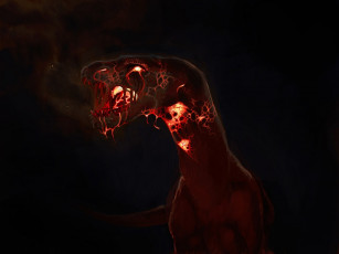 Картинка fire within by kalamu фэнтези существа