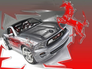 Картинка mustang автомобили 3д