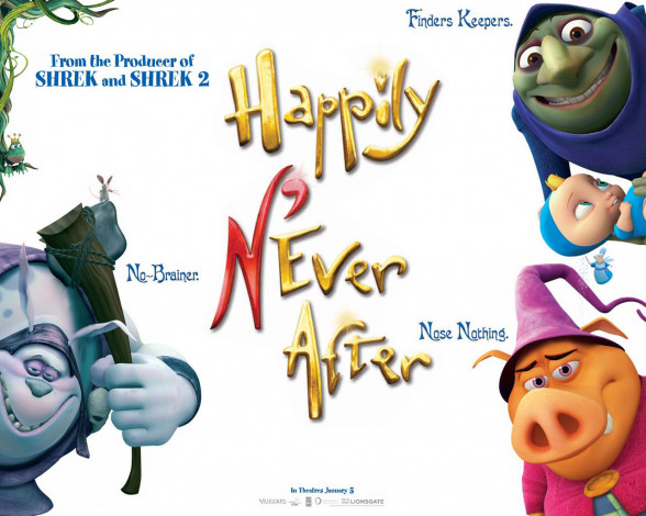 Обои картинки фото мультфильмы, happily, n`ever, after