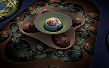 Картинка 3д графика fractal фракталы