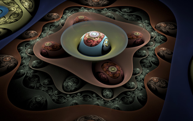 Обои картинки фото 3д, графика, fractal, фракталы