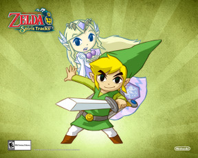 Картинка the legend of zelda spirit tracks видео игры