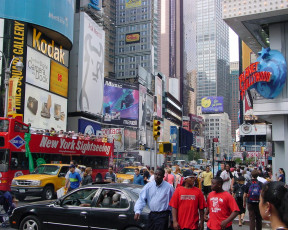 Картинка times square new york city города нью йорк сша
