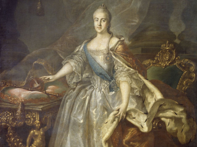 Обои картинки фото екатеринаii, рисованные, иван, аргунов