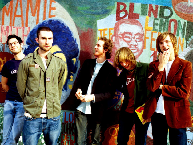 Обои картинки фото maroon, музыка