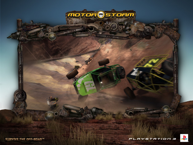 Обои картинки фото видео, игры, motorstorm