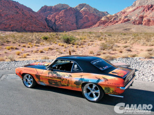 Картинка 1969 chevy camaro автомобили