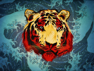 Картинка рисованные животные львы