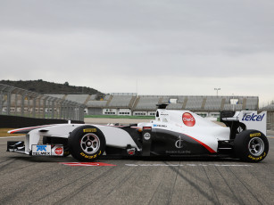 Картинка sauber c30 автомобили formula