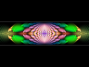 Картинка 3д графика fractal фракталы узор тёмный фон