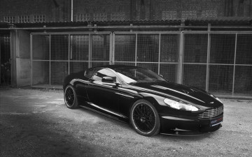 Картинка автомобили aston martin чёрный астон мартин
