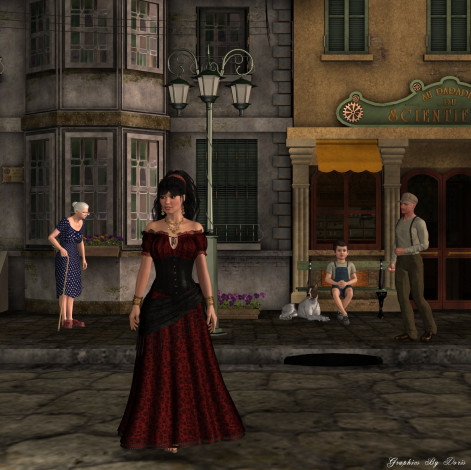 Обои картинки фото 3д, графика, people, люди, девушка, окна