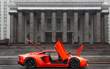 Картинка автомобили lamborghini aventador lp700-4 roadster