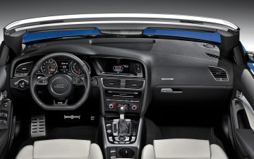 Картинка автомобили спидометры торпедо rs5 audi roadster