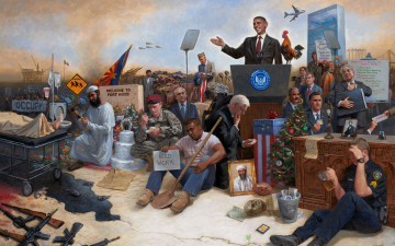 Картинка пиндостан рисованные люди сша пиндосия америка обама пиндосстан