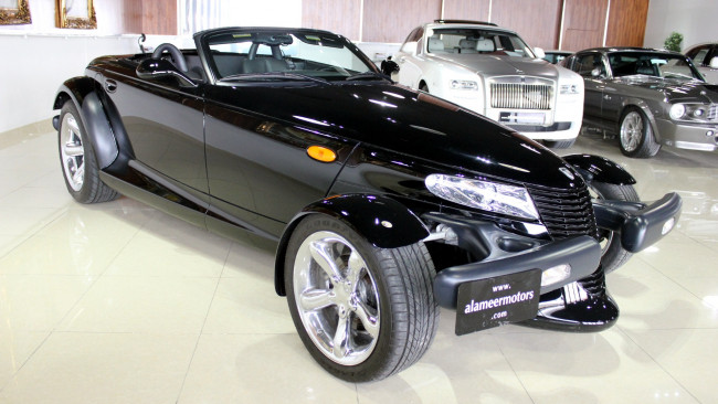 Обои картинки фото plymouth, prowler, автомобили, выставки, уличные, фото, сша, подразделение, chrysler